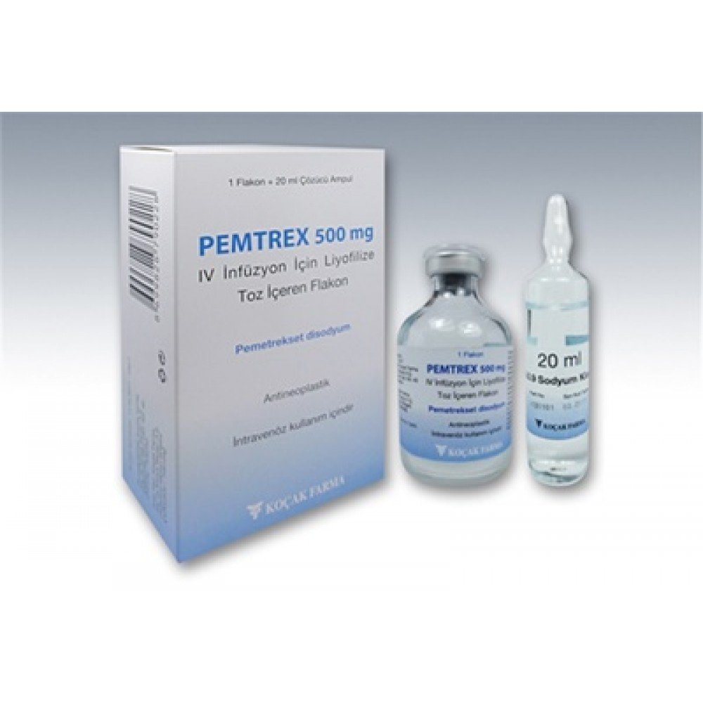 Pemtrex 500 Mg Iv Inf. Icin Liyofilize Toz Iceren Flakon 1 Pemtrex 500 Mg Iv Inf. Icin Liyofilize Toz Iceren Flakon 24291