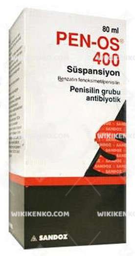 Pen-Os 400 Mg 80 Ml Suspansiyon 1 Pen Os 400 Mg 80 Ml Suspansiyon 33298