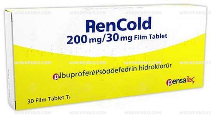 Pencold 200 Mg/30 Mg Film Tablet (30 Tablet) 1 Pencold 200 Mg 30 Mg Film Tablet 30 Tablet 33287