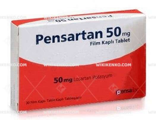 Pensartan 50 Mg 30 Film Kapli Tablet 1 Pensartan 50 Mg 30 Film Kapli Tablet 33302