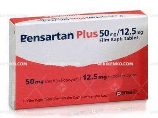Pensartan 50 Mg 125 Mg 30 Film Kapli Tablet 33303