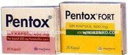 Pentox Fort Sr 600 Mg 20 Kapsul 33311