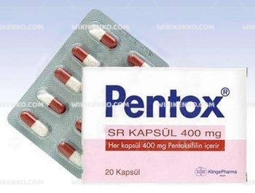Pentox Sr 400 Mg 20 Kapsül 1 Pentox Sr 400 Mg 20 Kapsul 33312