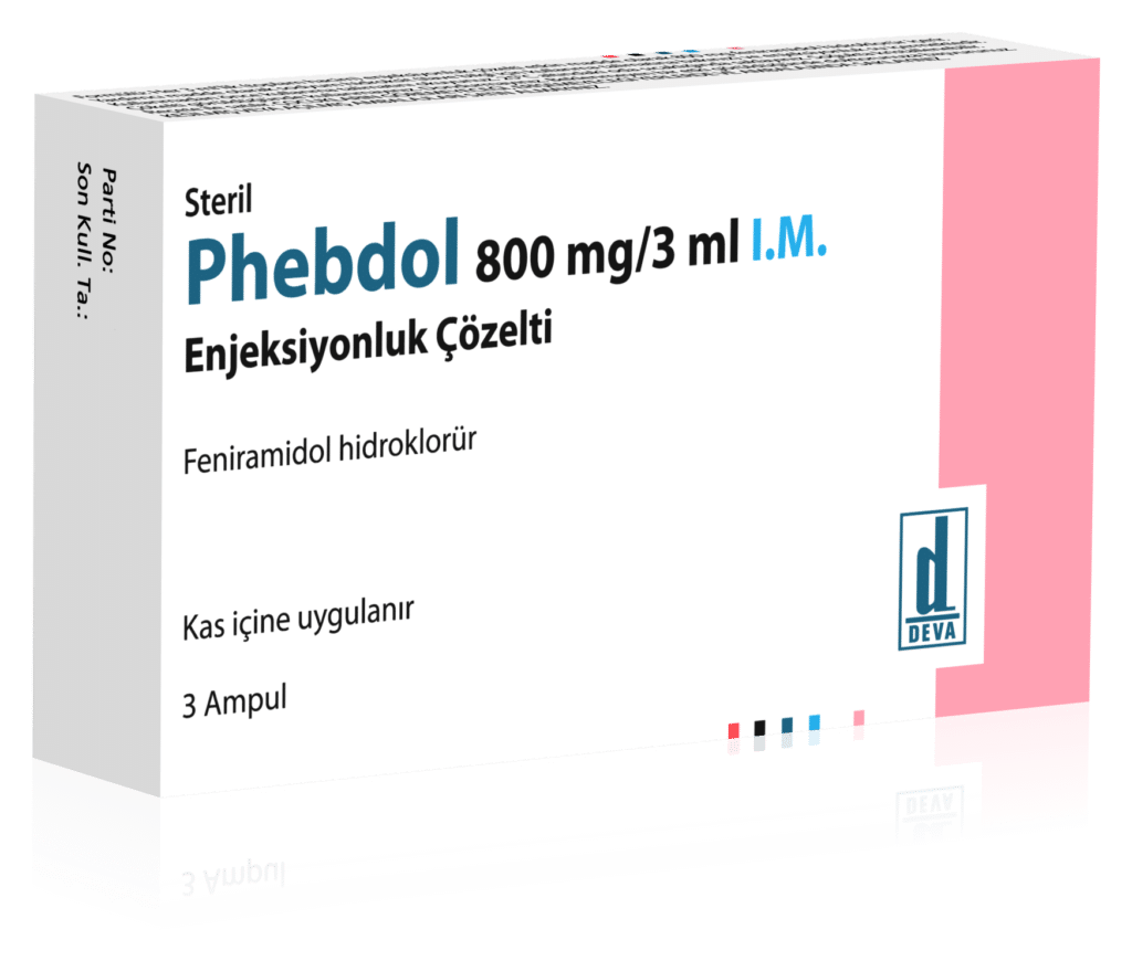 Phebdol 800 Mg 3 Ml I.m. Enjeksiyonluk Cozelti 3 Ampul 33344