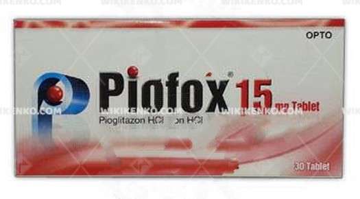 Piofox 15 Mg 30 Tablet 1 Piofox 15 Mg 30 Tablet 33396