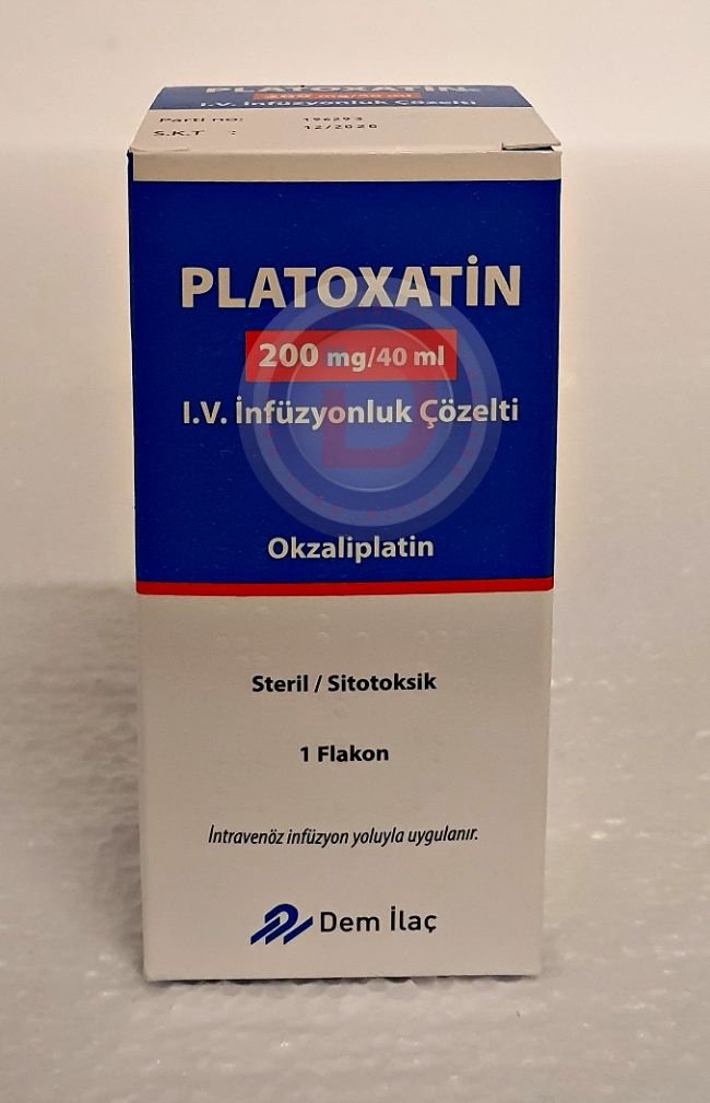 Platoxatin 200 Mg / 40 Ml I.v. İnfüzyonluk Çözelti 1 Platoxatin 200 Mg 40 Ml I.v. Infuzyonluk Cozelti 33483