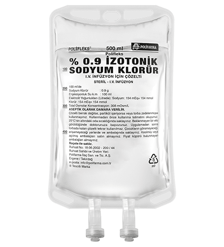 Polifleks %0.9 Izotonik 1 Polifleks 0.9 Izotonik 24520