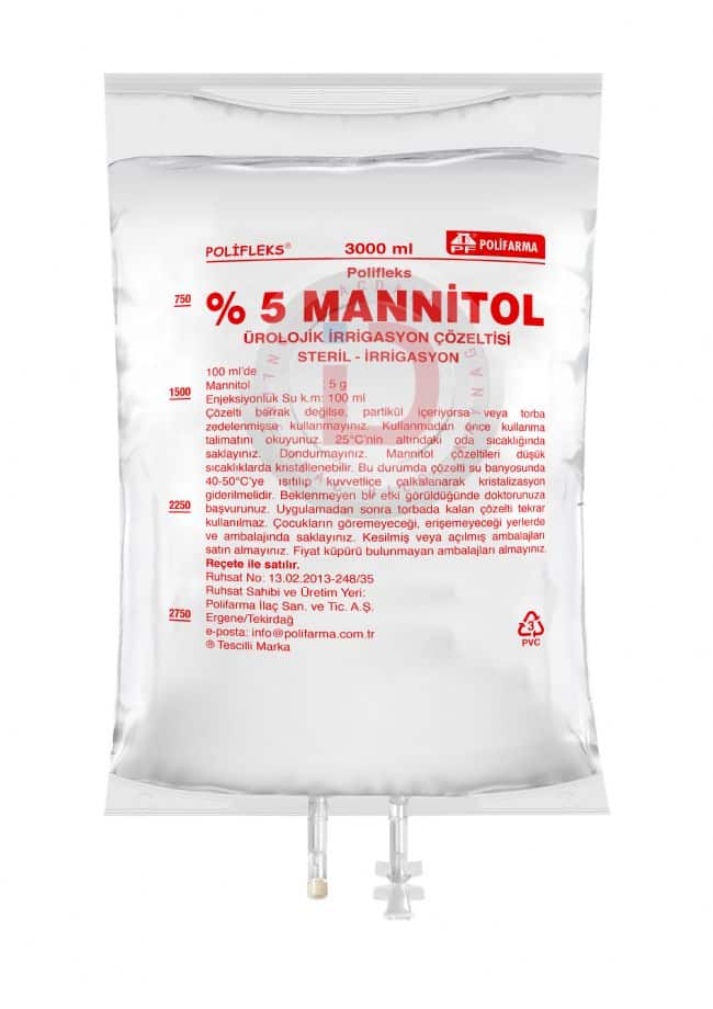 Polifleks %5 Mannitol Urolojik Irrigasyon Çözeltisi 3000 Ml Setli 1 Polifleks 5 Mannitol Urolojik Irrigasyon Cozeltisi 3000 Ml Setli 24604