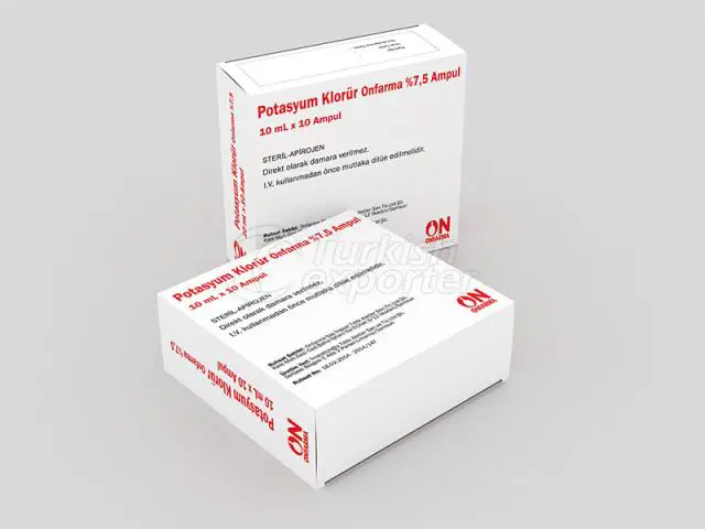 Potasyum Klorur 75 10 Ml 10 Ampul 33521
