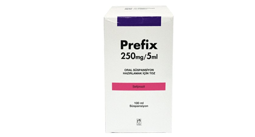 Prefix 250 Mg/5 Ml 60 Ml Oral Süspansiyon Hazırlamak İçin Toz 1 Prefix 250 Mg 5 Ml 60 Ml Oral Suspansiyon Hazirlamak Icin Toz 33556
