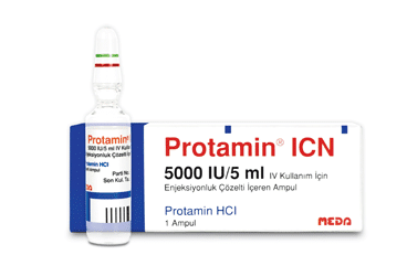 Protamin Icn 5000 Iu/5 Ml Iv Kullanim İçin Enjeksiyonluk Solusyon İçeren Ampul 1 Protamin Icn 5000 Iu 5 Ml Iv Kullanim Icin Enjeksiyonluk Solusyon Iceren Ampul 33713