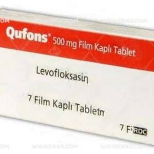 Qufons 500 Mg 7 Film Kapli Tablet 1 Qufons 500 Mg 7 Film Kapli Tablet 33787