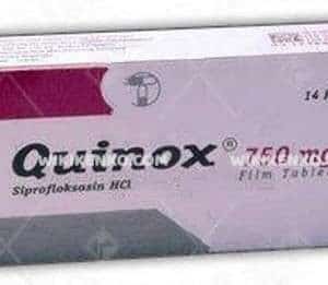 Quinox 750 Mg 14 Film Kapli Tablet 1 Quinox 750 Mg 14 Film Kapli Tablet 33790