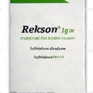 Rekson Set 1 G Iv Enjektabl Toz Iceren 1 Flakon 33871