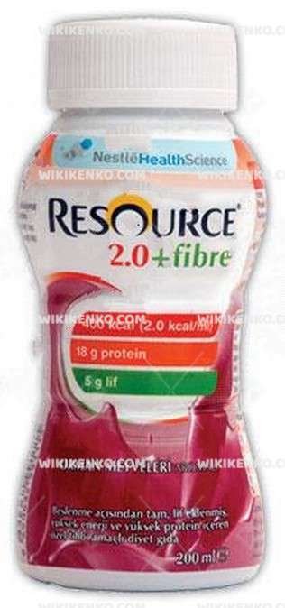 Resource 2.0 Fibre Orman Meyveleri Aromalı 190 Ml 1 Resource 2.0 Fibre Orman Meyveleri Aromali 190 Ml 25022