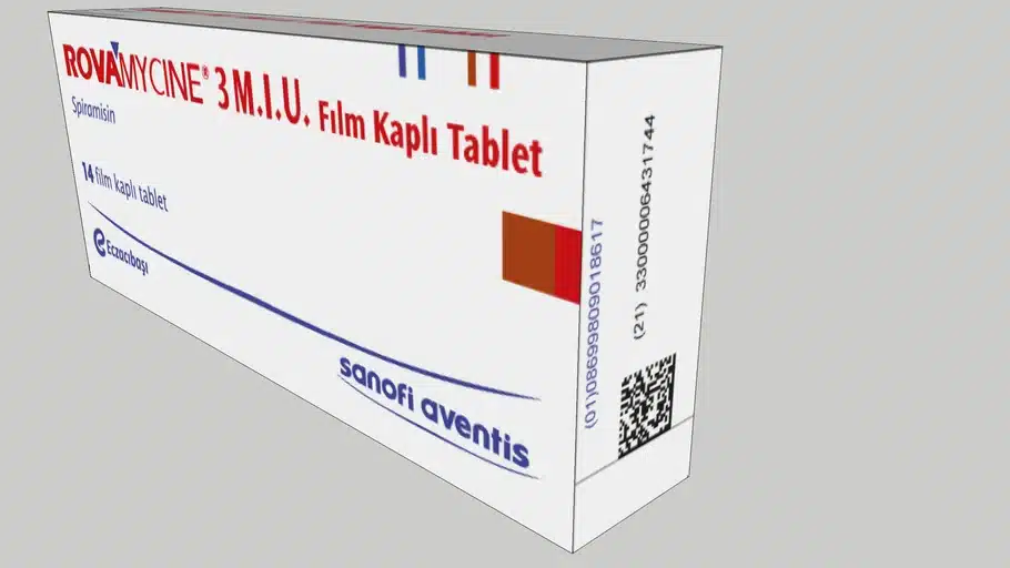 Rovamycine 3 Miu 14 Tablet 34267