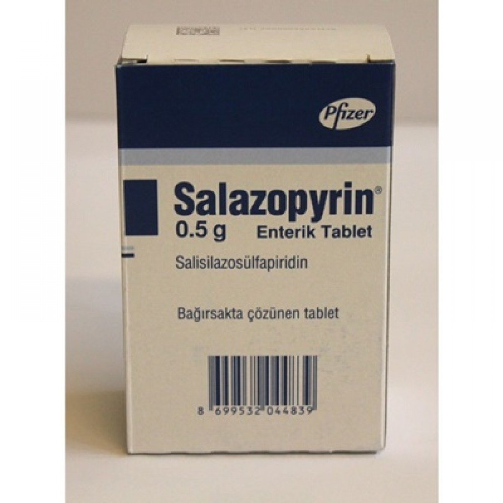 Salazopyrin 500 Mg 50 Enterik Tablet 1 Salazopyrin 500 Mg 50 Enterik Tablet 25252