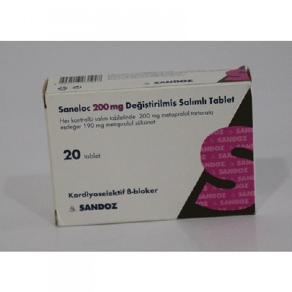 Saneloc 200 Mg 20 Degistirilmis Salinimli Tablet 34333