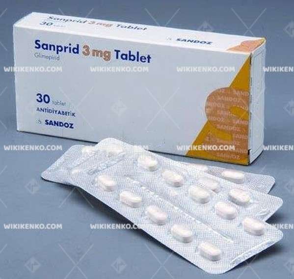 Sanprid 3 Mg 30 Tablet 34346