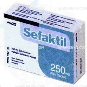 Sefaktil 500 Mg 10 Film Tablet 1 Sefaktil 500 Mg 10 Film Tablet 34392