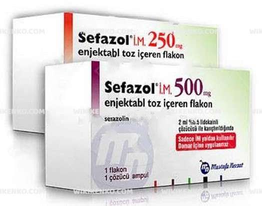 Sefazol Iv 250 Mg 1 Flakon 34402