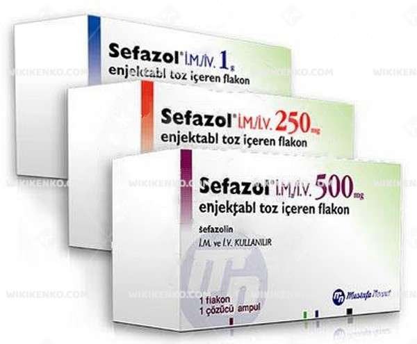Sefazol Iv 500 Mg 1 Flakon 34403