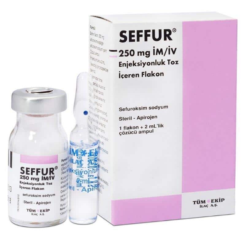 Seffur 1,5 Mg Iv Enjeksiyonluk Toz İçeren Flakon 1 Seffur 15 Mg Iv Enjeksiyonluk Toz Iceren Flakon 34408
