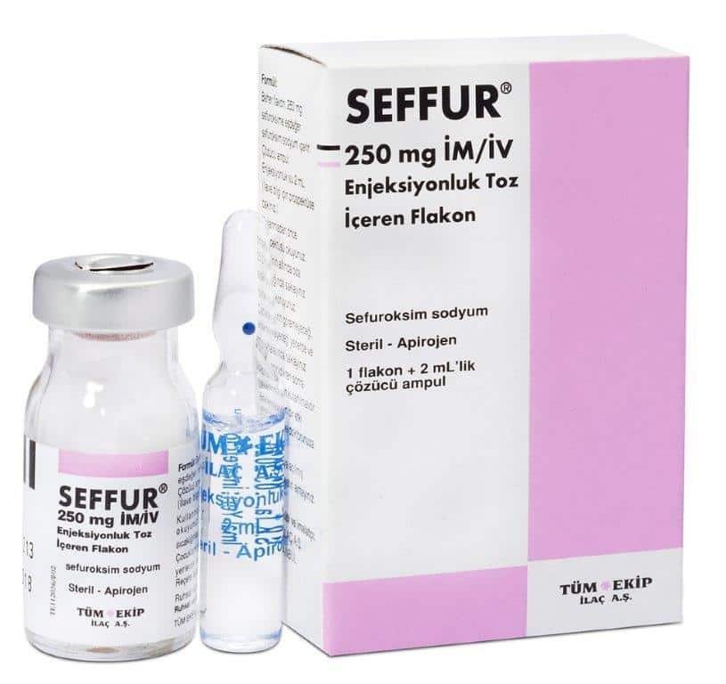 Seffur 250 Mg Im Enjeksiyonluk Toz Iceren Flakon 34409