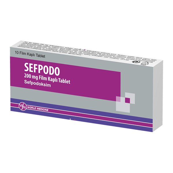 Sefpodo 200 Mg Film Kaplı Tablet (10 Tablet ) 1 Sefpodo 200 Mg Film Kapli Tablet 10 Tablet 25330