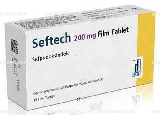 Seftech 200 Mg 15 Film Tablet 34428