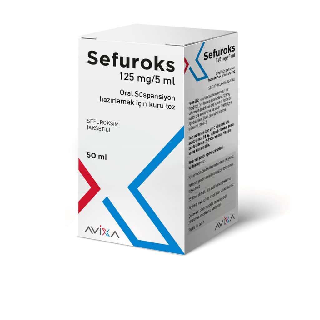Sefuroks 125 Mg 100 Ml Süspansiyon 1 Sefuroks 125 Mg 100 Ml Suspansiyon 34431