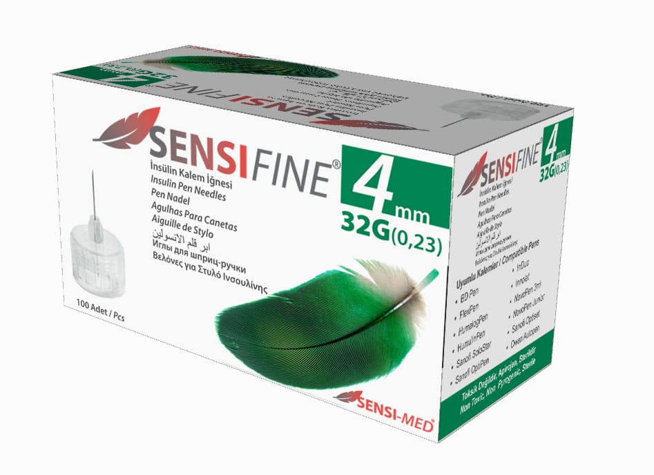 Sensifine Insulin Kalem İğnesi 4 Mm 1 Sensifine Insulin Kalem Ignesi 4 Mm 25349