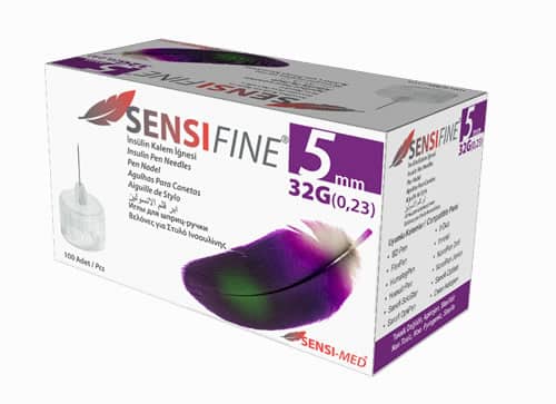 Sensifine Insulin Kalem Ignesi 5 Mm 1 Sensifine Insulin Kalem Ignesi 5 Mm 25350