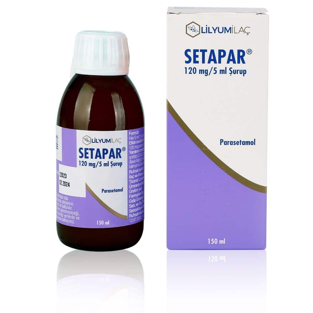 Setapar 120 Mg/5 Ml Surup (150 Ml) 1 Setapar 120 Mg 5 Ml Surup 150 Ml 25390