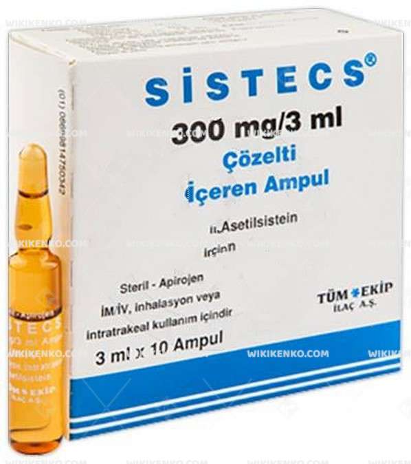 Sistecs 300Mg/3Ml Cozelti Iceren 10 Ampul 1 Sistecs 300Mg 3Ml Cozelti Iceren 10 Ampul 25474