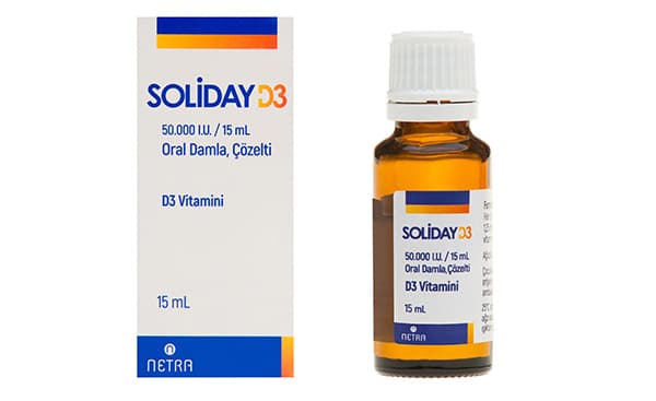 Soliday D3 50.000 I.u./15 Ml Oral Damla, Cozelti 1 Soliday D3 50.000 I.u. 15 Ml Oral Damla Cozelti 25508