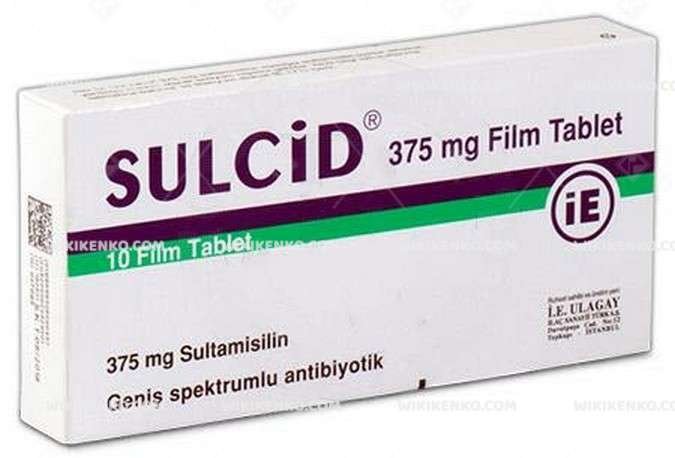 Sulcid 375 Mg 14 Film Tablet 25606