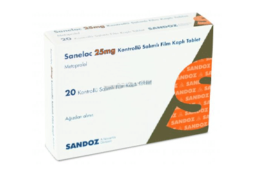 Tanelor 25 Mg Kontrollu Salimli Film Kapli Tablet 20 Tablet 34889