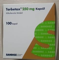 Tarbetax 250 Mg 100 Kapsul 34893