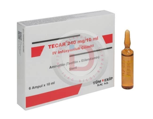 Tecar 240 Mg 10 Ml Iv Infuzyon Cozeltisi Iceren 6 Ampul 25785