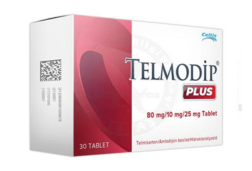 Telmodip Plus 80 Mg /10 Mg / 25 Mg Tablet (30 Tablet) 1 Telmodip Plus 80 Mg 10 Mg 25 Mg Tablet 30 Tablet 25826