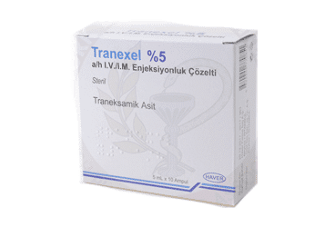 Tranexel %5 A/H Iv/Im Enjeksiyonluk Çözelti (10 Ampul) 1 Tranexel 5 A H Iv Im Enjeksiyonluk Cozelti 10 Ampul 26010
