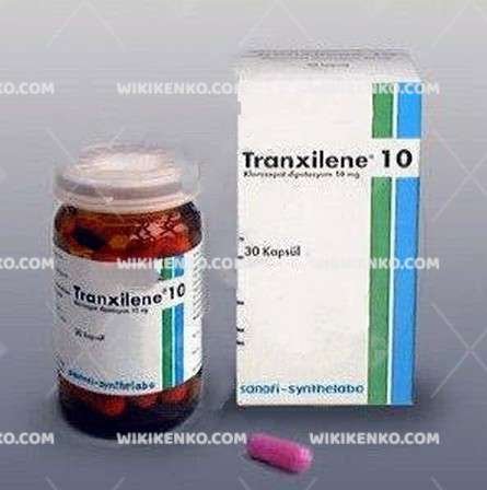 Tranxilene 10 Mg 30 Kapsül 1 Tranxilene 10 Mg 30 Kapsul 35205