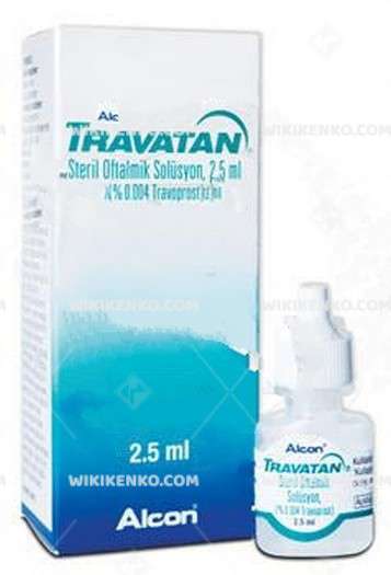 Travatan 2,5 Ml Oftalmik Solusyon 1 Travatan 25 Ml Oftalmik Solusyon 26017