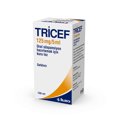 Tricef 125 Mg 5 Ml Oral Suspansiyon Hazirlamak Icin Kuru Toz 100 Ml 35237