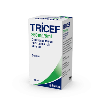 Tricef 250 Mg/5 Ml Oral Süspansiyon Hazırlamak İçin Kuru Toz 100 Ml 1 Tricef 250 Mg 5 Ml Oral Suspansiyon Hazirlamak Icin Kuru Toz 100 Ml 35238