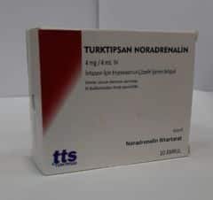 Turktipsan Noradrenalin 4 Mg 4 Ml Iv Infuzyon Icin Enjeksiyonluk Cozelti Iceren Ampul 26108