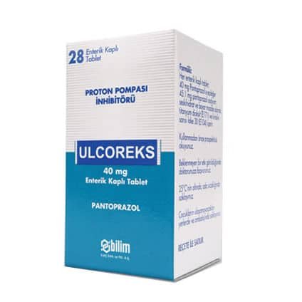 Ulcoreks 40 Mg 28 Enterik Kaplı Tablet 1 Ulcoreks 40 Mg 28 Enterik Kapli Tablet 35320