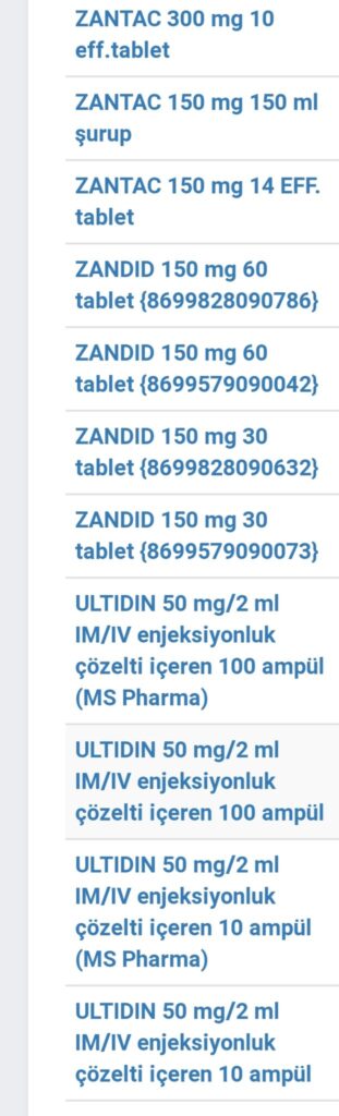 Ultidin 50 Mg/2 Ml Im/Iv Enjeksiyonluk Çözelti İçeren 100 Ampul 1 Ultidin 50 Mg 2 Ml Im Iv Enjeksiyonluk Cozelti Iceren 100 Ampul 35327
