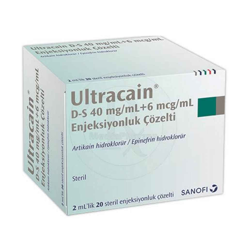Ultracain Ds Fort 2 Ml 20 Ampul 1 Ultracain Ds Fort 2 Ml 20 Ampul 26142